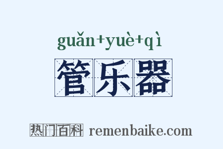 管乐器是什么意思的图片